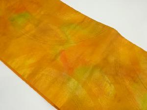 リサイクル　抽象模様織り出し名古屋帯